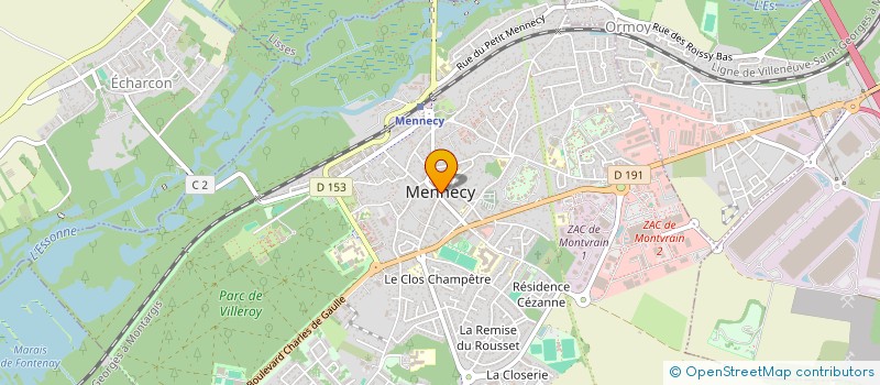 localisation de l'entreprise ON AIR à MENNECY