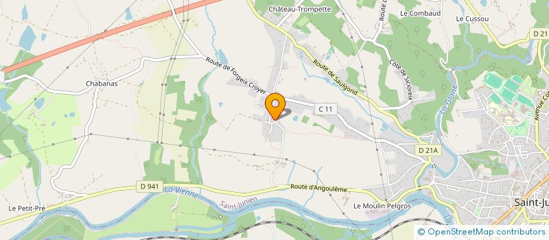 localisation de l'entreprise ON'AIR à SAINT JUNIEN