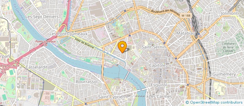 localisation de l'entreprise ON AIR  TOULOUSE