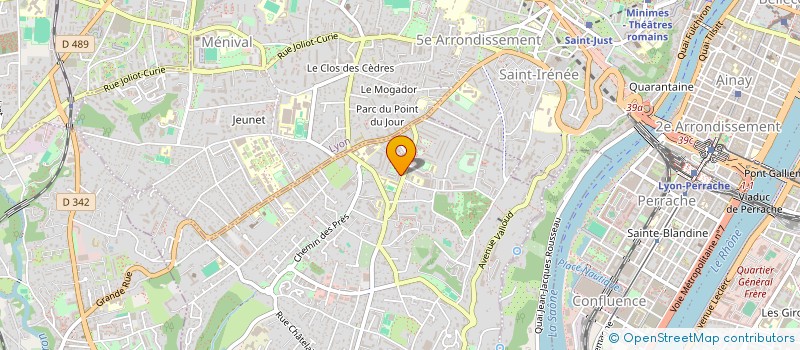 localisation de l'entreprise ON AIR ANIMATIONS à SAINTE-FOY-LES-LYON