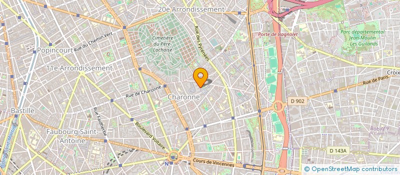 localisation de l'entreprise ON AIR PICTURES  PARIS