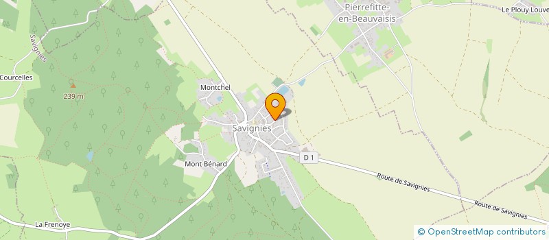 localisation de l'entreprise ON AIR RADIO  SAVIGNIES