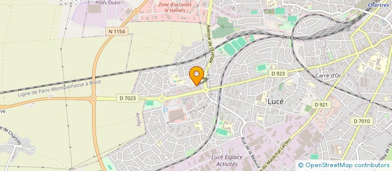 localisation de l'entreprise ON AIR RADIO FRANCE à LUCE