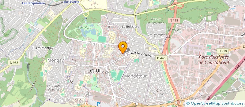 localisation de l'entreprise ON AIR ULIS à LES ULIS