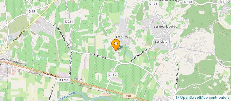 localisation de l'entreprise ON AUFF  GORDES