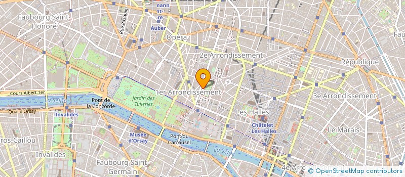 localisation de l'entreprise ON AURA TOUT VU à PARIS