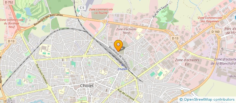 localisation de l'entreprise ON AUTO à CHOLET