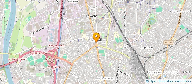 localisation de l'entreprise ON AVANCE à TOULOUSE