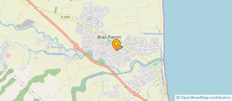 localisation de l'entreprise ON AVANCE à BRAS-PANON