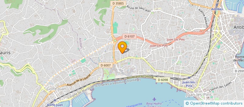 localisation de l'entreprise ON BOARD YACHTING à ANTIBES