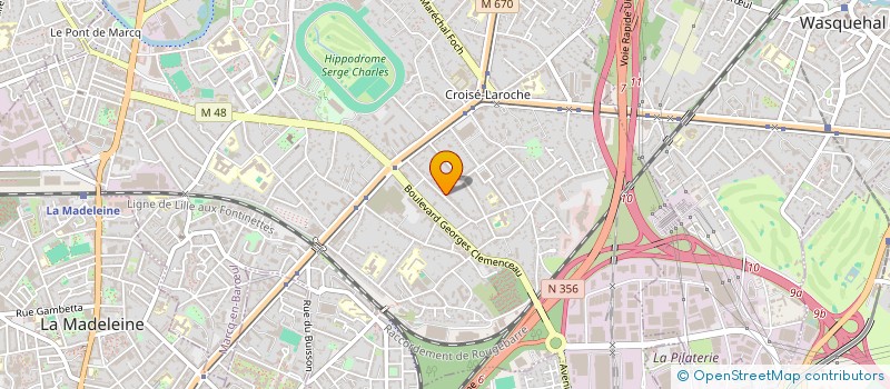 localisation de l'entreprise ON BORDE CONSULTING à MARCQ-EN-BARŒUL
