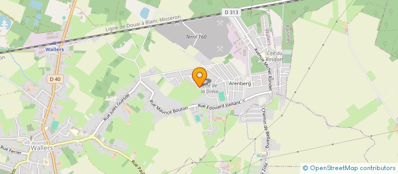 localisation de l'entreprise ON BOUGE POUR TOI  WALLERS