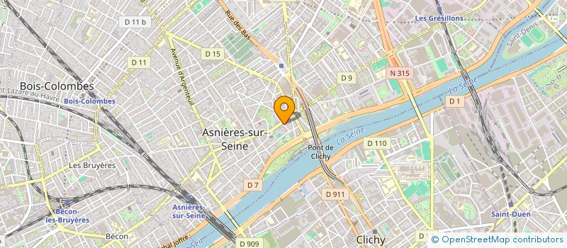 localisation de l'entreprise ON BRAND à ASNIERES-SUR-SEINE