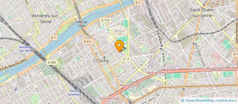localisation de l'entreprise ON BRAND & LICENSING à CLICHY