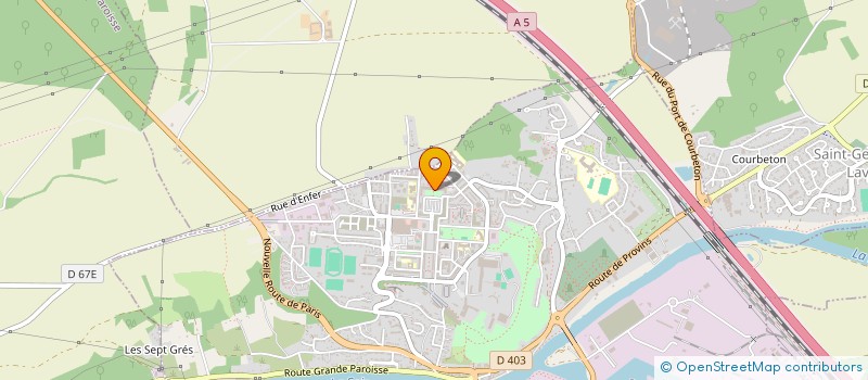 localisation de l'entreprise ON-BTP  MONTEREAU-FAULT-YONNE