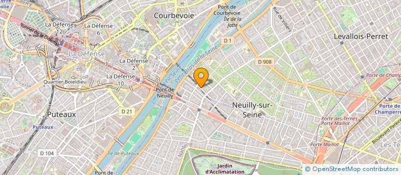 localisation de l'entreprise ON-C à NEUILLY-SUR-SEINE