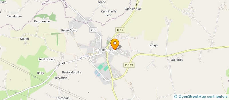 localisation de l'entreprise ON-C-KLAT  PLUMERGAT