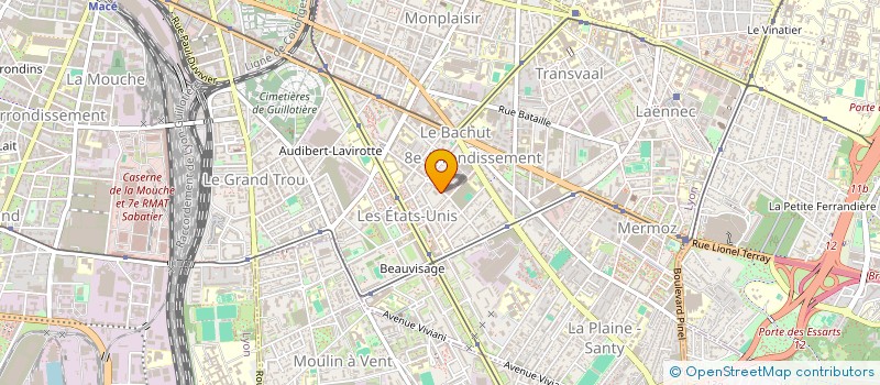 localisation de l'entreprise ON CITY à LYON