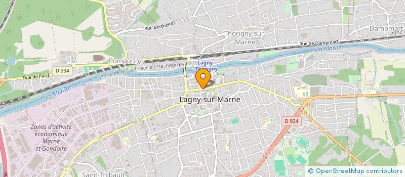 localisation de l'entreprise ON CONSEIL à LAGNY-SUR-MARNE