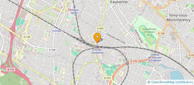 localisation de l'entreprise ON CONSULTING à EAUBONNE