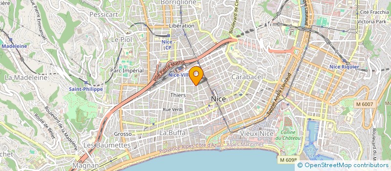 localisation de l'entreprise ON DINE  NICE