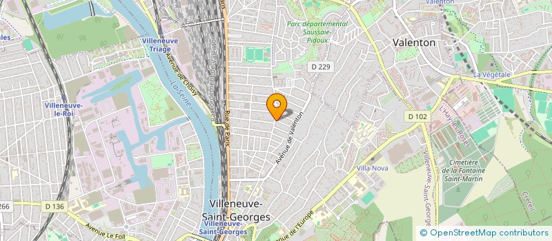 localisation de l'entreprise ON DIRAIT LE SUD à VILLENEUVE-SAINT-GEORGES