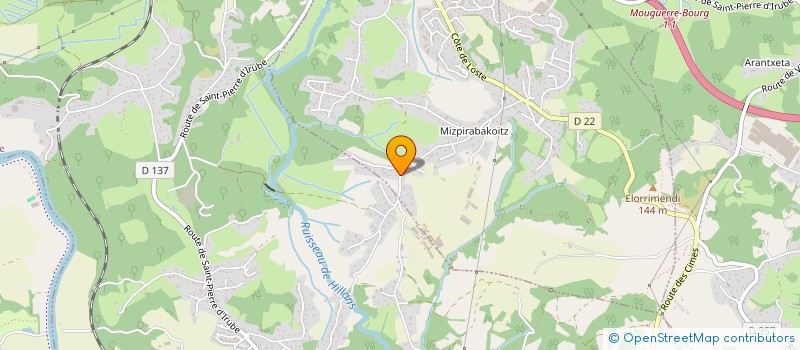 localisation de l'entreprise ON EGIN à SAINT-PIERRE-D'IRUBE