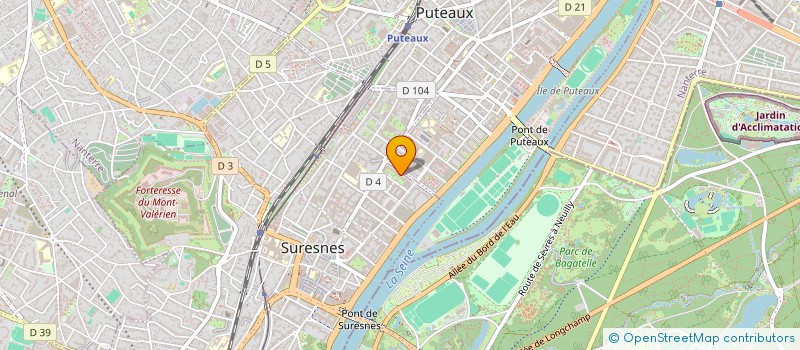 localisation de l'entreprise ON. ENERGIE à SURESNES
