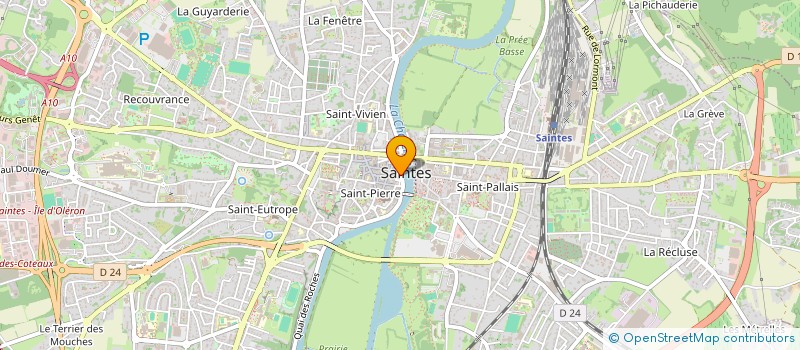 localisation de l'entreprise ON EST BIEN LA  SAINTES