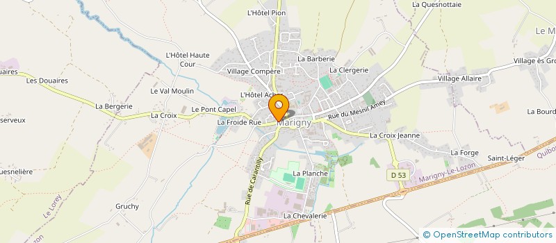 localisation de l'entreprise ON EST BIEN LA  MARIGNY-LE-LOZON