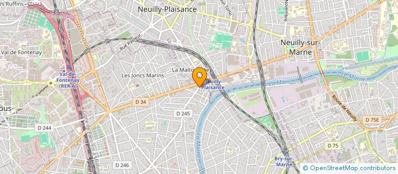 localisation de l'entreprise ON EST ENSEMBLE ONEE  LE PERREUX-SUR-MARNE