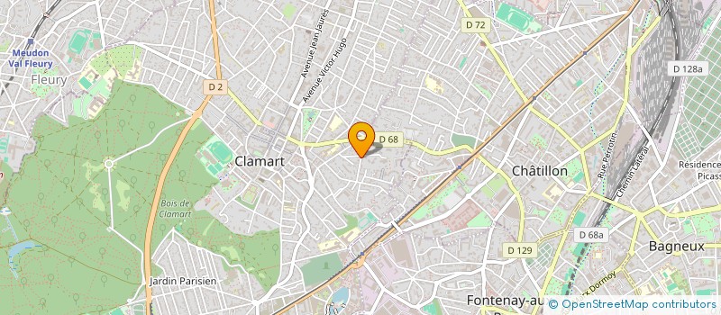 localisation de l'entreprise ON FAIT DES IMAGES à CLAMART
