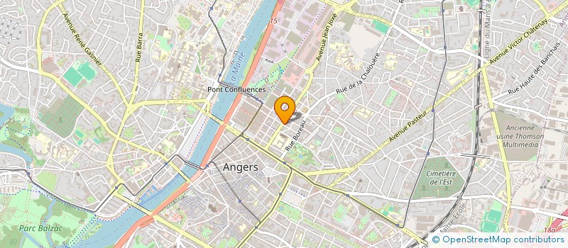 localisation de l'entreprise ON FAIT LA PAIE, ET PAS QUE CA ! à ANGERS