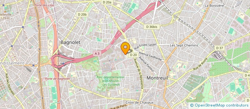 localisation de l'entreprise ON FEE LES CONTES à MONTREUIL