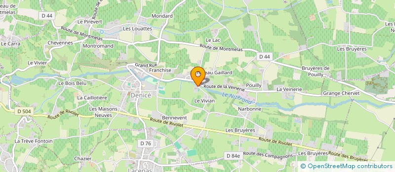 localisation de l'entreprise ON GARDE LA PATATE  DENICE