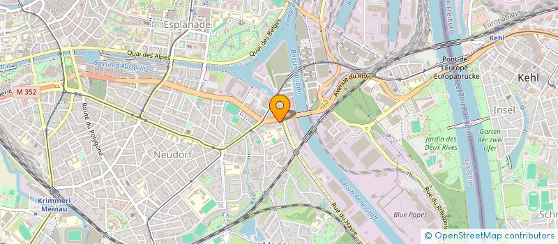 localisation de l'entreprise ON GERE POUR VOUS à STRASBOURG