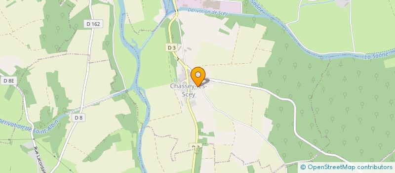 localisation de l'entreprise ON GRAVITY  CHASSEY-LES-SCEY