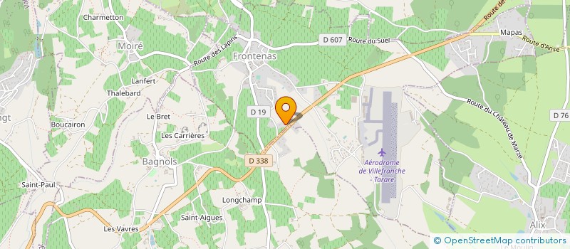 localisation de l'entreprise ON.IMAJ'INE  FRONTENAS