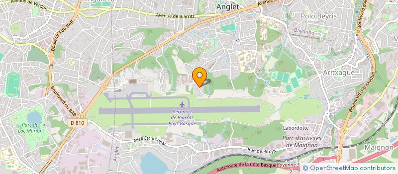 localisation de l'entreprise ON-IRA à ANGLET