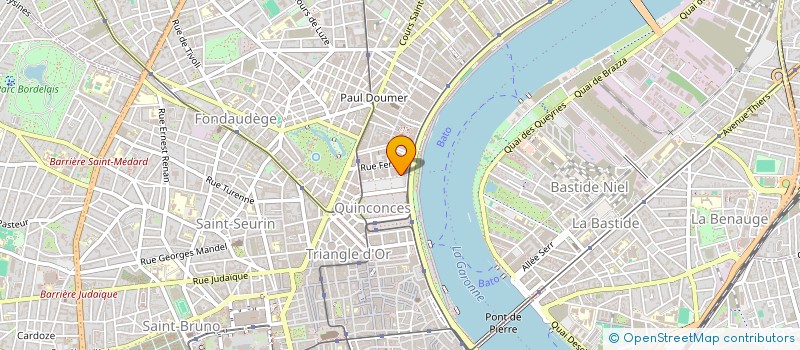 localisation de l'entreprise ON IT à BORDEAUX
