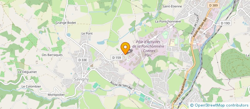 localisation de l'entreprise ON&LA  SAVIGNY