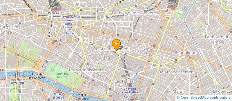 localisation de l'entreprise ON LINE SAS  PARIS