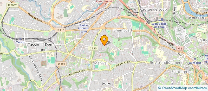 localisation de l'entreprise ON LY COURTAGE BY OLEEN  LYON