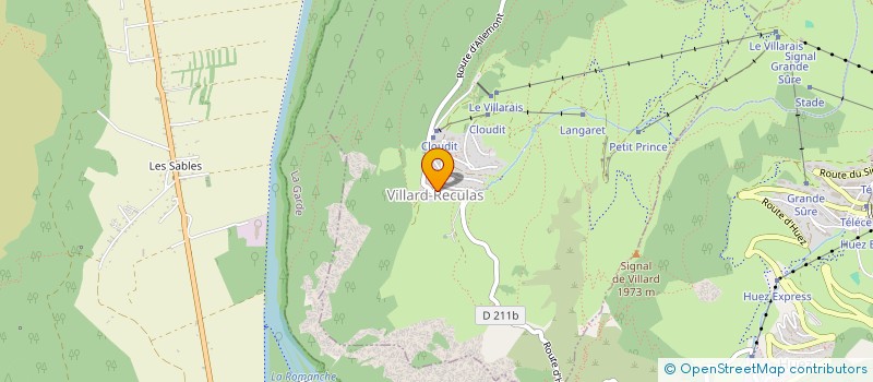 localisation de l'entreprise ON N'ARRIVE PAS LES MAINS VIDES  VILLARD-RECULAS