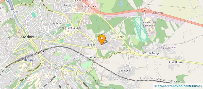 localisation de l'entreprise ON N'EST PAS BIEN LA à MORLAIX