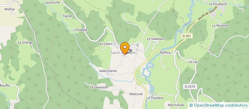 localisation de l'entreprise ON N'EST PAS SORTI DE L'AUBERGE  SAINT-ROMAIN