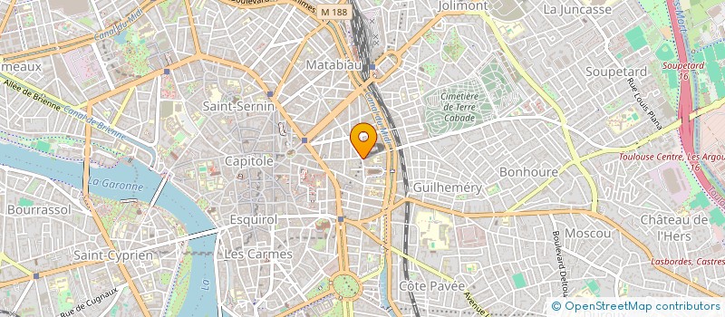 localisation de l'entreprise ON-OFF  TOULOUSE