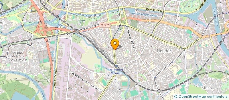 localisation de l'entreprise ON / OFF PRODUCTIONS à STRASBOURG