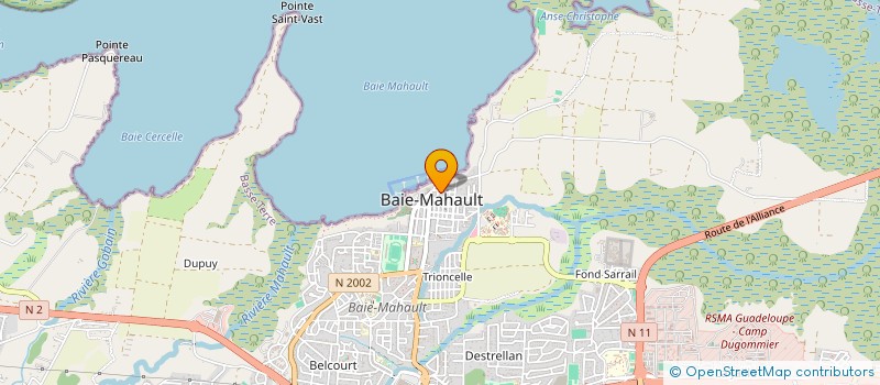 localisation de l'entreprise ON PAL POU VANSE  BAIE-MAHAULT
