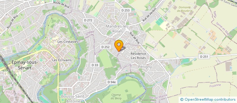 localisation de l'entreprise ON PARLE DE TOUT  BOUSSY-SAINT-ANTOINE